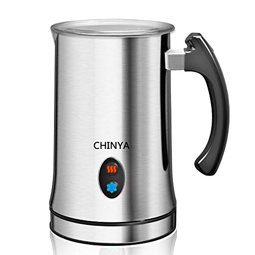  Milk Frother, Automatic Milk Steamer With New Foam Density Feature, Electric Frother With Hot Or Cold Milk Function For Coffee, Cappuccino And Breakfast