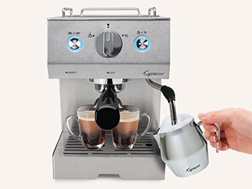  Cafe Pro Espresso Maker, 42 Oz, Silver