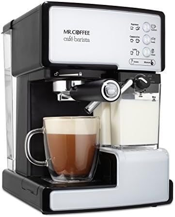 Mr. Coffee® BVMC-ECMP1102 Cafe Barista Espresso Maker Machine, White