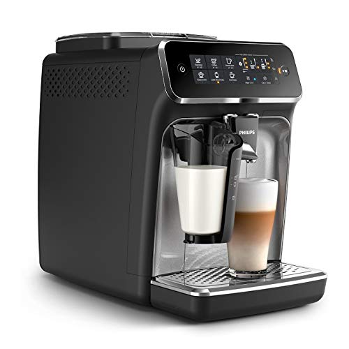 Philips 3200 Series Fully Automatic Espresso Machine W/ LatteGo, Silver, EP3246/74