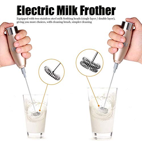  Electric Milk Coffee Drink Mixer,Handheld Electric Milk Frother Foam Maker Whisk Coffee Mixer Stirrer Egg Beater Milk Frother Handheld Get Froth