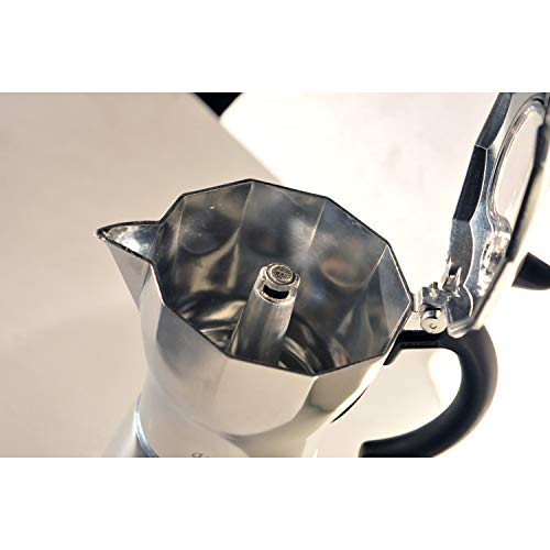  Moka Stovetop Espresso Pot Coffee Maker, 6 Cup Capacity