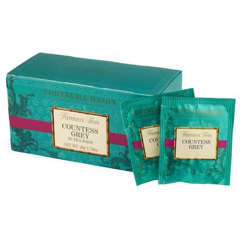  And Mason British Tea, Countess Grey, 25 Count Teabags (1 Pack).