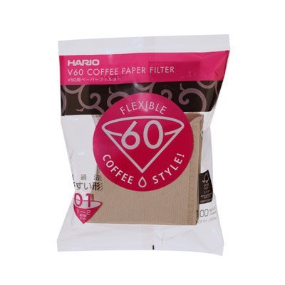  01 100-Count Coffee Natural Paper Filters, 3-Pack Set (Total Of 300 Sheets) (Japan Import) By Hario
