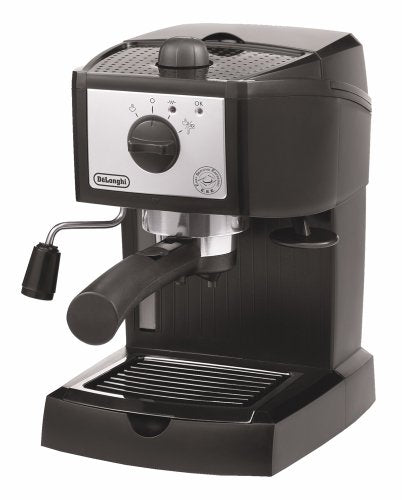 De'Longhi Espresso-cappuccino Maker Black ~ Silver EC152J