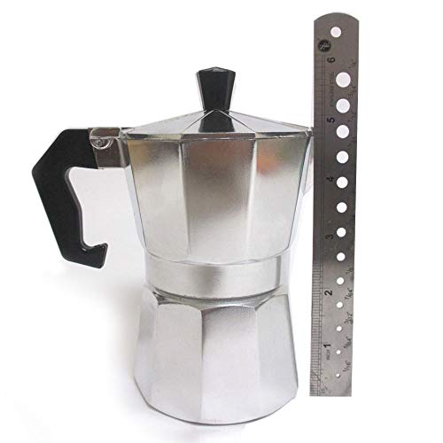  Stove Top Espresso Cuban Coffee Maker Pot Cappuccino Latte 3 Cup Cafetera Cubana