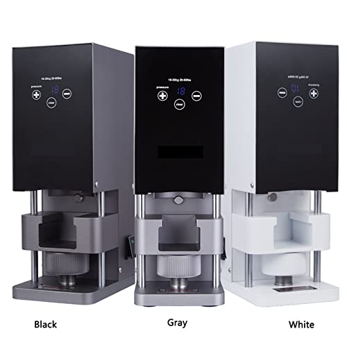  ENEMO 58MM Coffee Tamper Automatic Flat Press Powder Press For Espresso Compatible With Barista (Color : White, Size : AU)