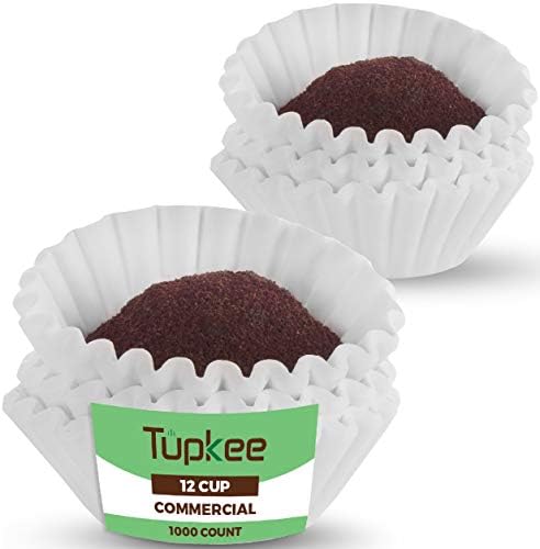  Large 12-Cup Coffee Filters - 500-Count (9.75" X 4.25") Tall Walled To Prevent Overflow - Chlorine Free White - Compatible With Bunn Commercial And Most 12-cup Home Machines - Made In The USA