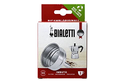 Bialetti Spare Parts, Includes 1 Funnel Filter, Compatible With Moka Express, DAMA, Electric And Mini Express (2 Cups)