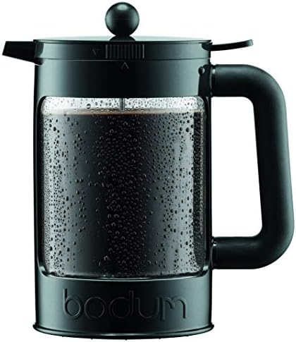 Bodum K11683-01WM Bean Cold Brew Coffee Maker, 51 Oz, Jet Black