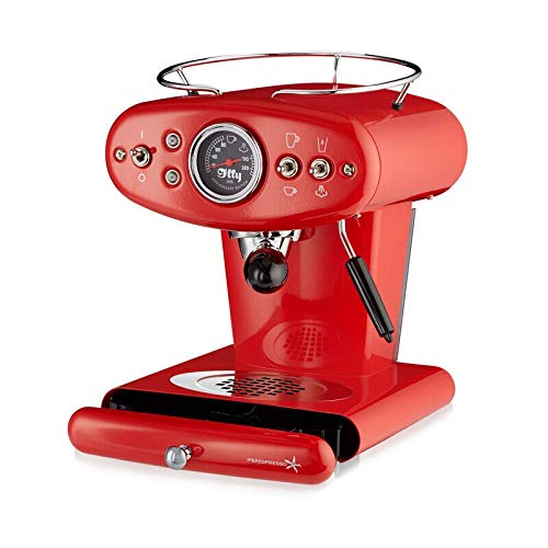 Illy X1 Espresso Machine, 13 X 9.8 X 10.60, Red