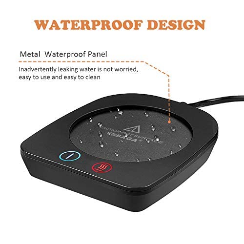  Coffee Mug Warmer&Cup Warmer For Office Desk Use, Electric Beverage Warmer With Three Temperature Settings, Coffee Warmer Plate For Cocoa Tea Water Milk With Auto Shut Off After 4 Hours