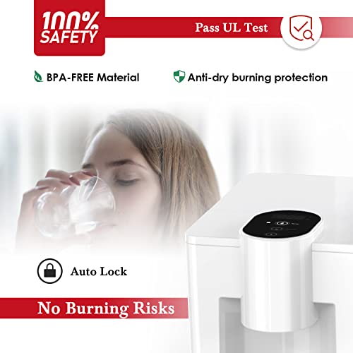  TF900 Instant Hot Water Dispenser Filter, Countertop Water Filter System, 5 Temperatures & 3 Volume Settings, High Temp Safety Lock, Zero Installation, UL Standard Tested, 1 Filter Included