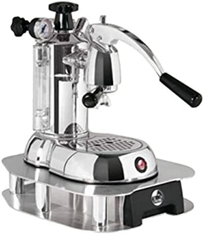  SW-16 Stradavari 16-Cup Espresso Machine, Chrome With Wood Handles,Silver