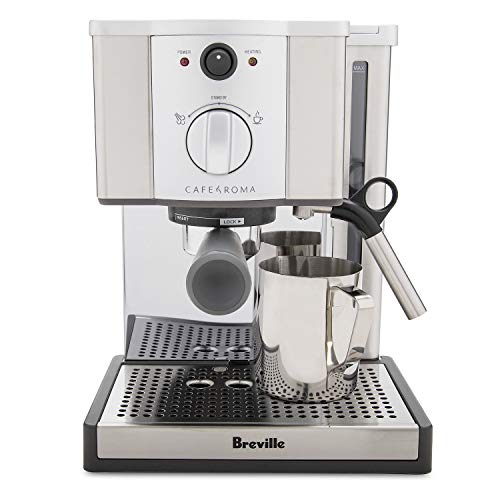 Breville ESP8XL Cafe Roma Stainless Espresso Maker,1.2 Liters
