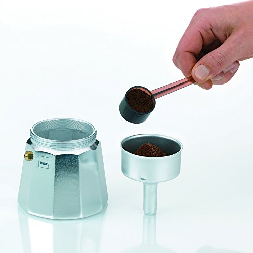  "Italia Espresso Maker, Aluminium, Silver, 150 Ml