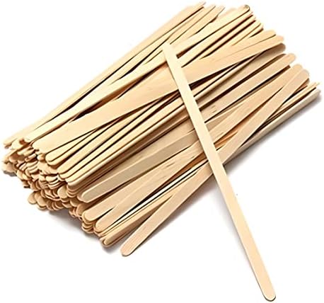  ICO 5.5-Inch Wooden Coffee Stirrers - [100 Count] Wood Coffee Stir Sticks