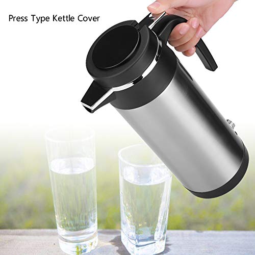  950ml Car Kettle Thermos, Stainless Steel Travel Electric Kettles For WaterTea Coffee Milk (24V)
