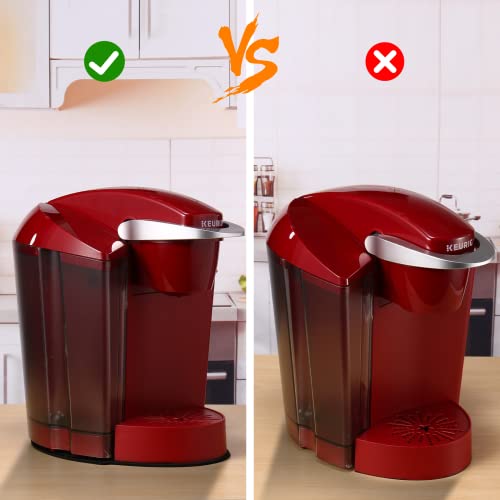  Coffee Maker Mover For Keurig K-Classic Coffee Maker,Slide Mat Sliding Mats Coffee Maker Mover Mixer Slider For Keurig Single Serve K-Cup Pod Coffee Brewer (Black)