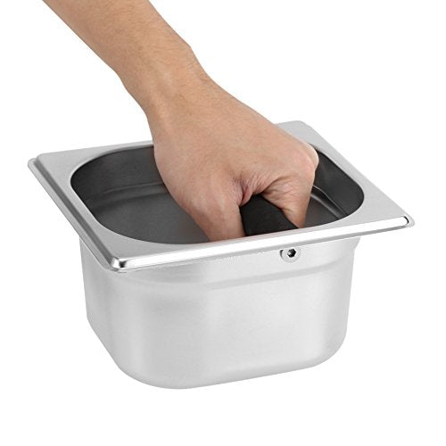  Coffee Knock Box, Stainless Steel Espresso Box Container Dump Bin Grind Waste Bin With Rubber Bar For Coffee Machine(S)