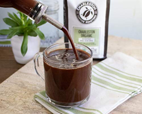 | Specialty Organic Ground Coffee | Hand Picked, Premium Slow Roast (Charleston Organic, Medium Roast) 12oz