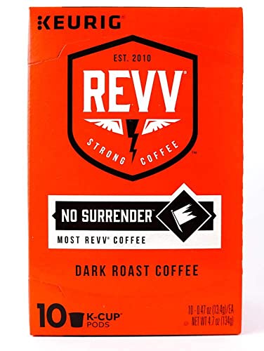  EVV No Surrender, Single-Serve Keurig K-Cup Pods, Dark Roast Coffee, 96 Count