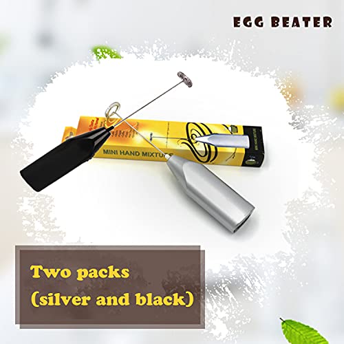  2Pcs Milk Frother Handheld Handheld Frother Whisk,Milk Foamer Frother,Mini Electric Mixer Coffee,Smoothie,Latte,Matcha