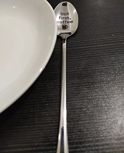  Coffee Spoon Gifts For Women Men But First Coffee Spoons For Wife Dad Coffee Lover Gift For Her Him Christmas Birthday Gifts For Coffee Lovers Daughter BF Coffee Tea Spoons