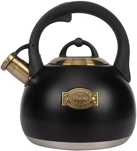  Tea Kettle For Stovetop, Food Grade Stainless Steel Water Kettle, Tea Pot For Home & Kitchen, 3.1 Quart