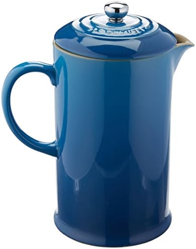Le Creuset Stoneware French Press, 34 Oz., Deep Teal