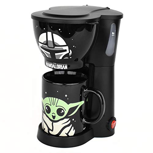 Mandalorian Single Cup Coffee Maker With Mug- Cup Of Baby Yoda Joe