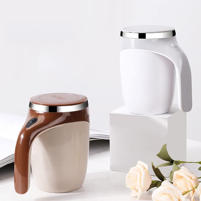  Miihello Automatic Self-Stirring Cup Self Stirring Magnetic Mug Stainless Steel Stainless Steel Coffee Milk Mixing Cup