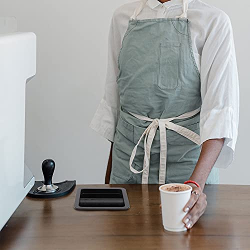  DOITOOL Espresso Coffee Maker Coffee Ground Bucket Black Coffee Knock Box Espresso Container Knock Box Manual Grinder Home Coffee For Home Shop Kitchen Office Bar Barista Expresso Coffee