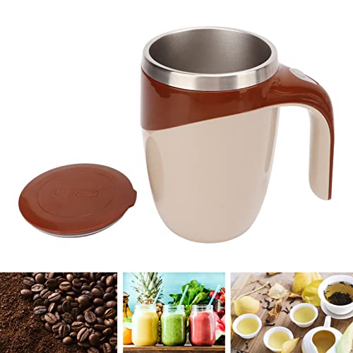  Magnetic Mixing Coffee Mug, Rapid Cooling Multifunctional Electric Stirring Cup 380ml Capacity For Home For Office