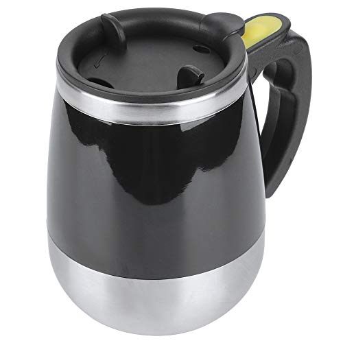  Self Stirring Mug Coffee Cup, Stainless Steel Automatic Mixing Cup Portable Electric Self Stirring Milk Coffee Mug For Home Office