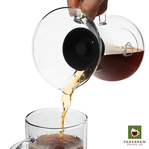  Chemex Pour Over Coffee Lid – Made By ParkBrew Coffee Co. And Fits Chemex 6, 8, And 10 Cup PourOver Coffee Carafe, Bodum, Bean Envy, Coffee Gator, And Other Classic Pour Over Coffee Makers Or Drippers