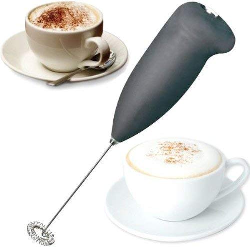  Electric Coffee Beater Foam Maker Milk Frother Hand Blender Mixer Froth Whisker Latte Maker For Milk,Coffee,Egg Beater,Juice,Cafe Latte,Espresso,Cappuccino,Lassi ( Multicolor )