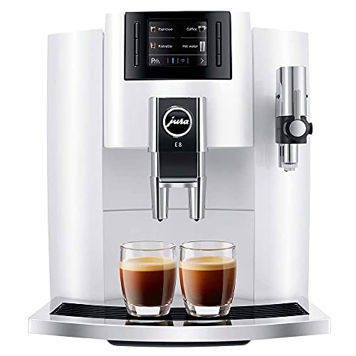 Jura E8 Piano White Automatic Coffee Machine