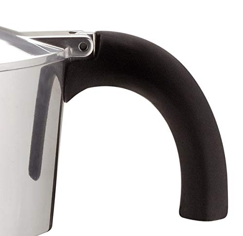  Brava Cafetiere, Aluminium, Steel 6 Cups Aluminium