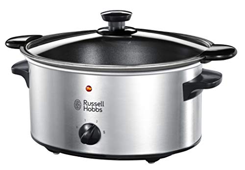 Russell Hobbs 22740-56 - Slow Cookers (Black, Silver, Glass, Stainless Steel)