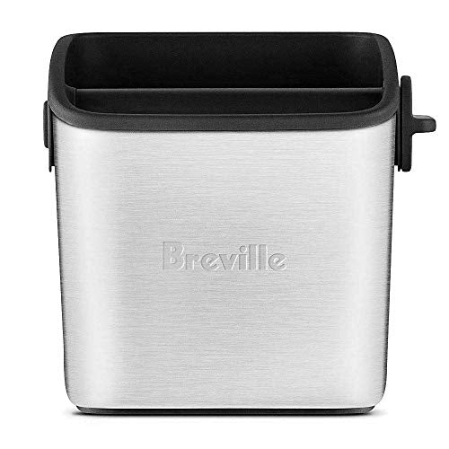 Breville Barista Touch BES880BSS Stainless Steel Espresso Machine W/ Touchscreen Controls + Built-In Grinder + Knock Box Mini