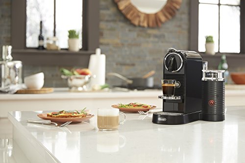 Nespresso CitiZ Coffee And Espresso Machine By De'Longhi With Milk Frother, Black