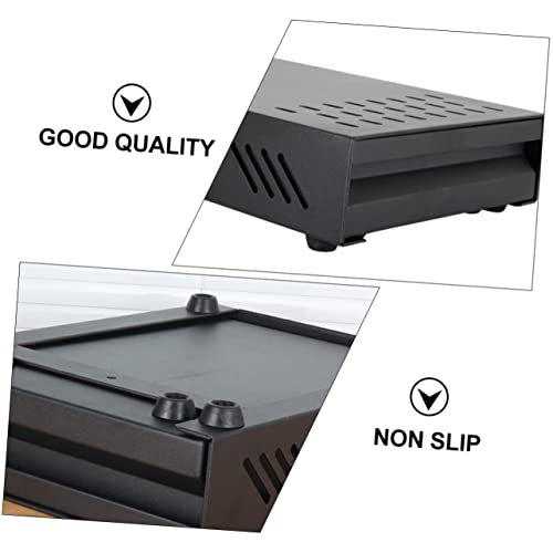  Cabilock 1pc Coffee Grounds Box Stainless Steel Trash Can Stainless Steel Coffee Maker Espresso Ground Coffee Coffee Machine Drawer Organizer Coffee Grind Waste Bin Coffee Maker Slider