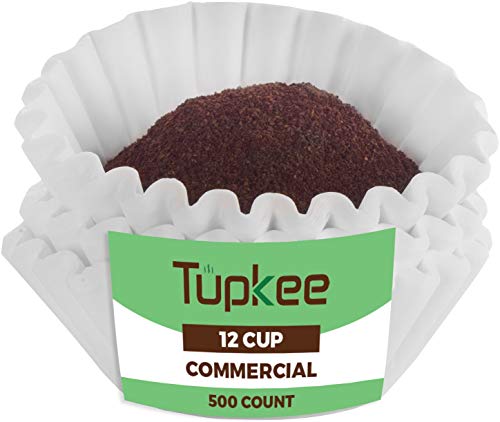  Large 12-Cup Coffee Filters - 500-Count (9.75" X 4.25") Tall Walled To Prevent Overflow - Chlorine Free White - Compatible With Bunn Commercial And Most 12-cup Home Machines - Made In The USA