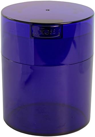  The Ultimate Vacuum Sealed Coffee Airtight Container, 1/2-Pound, Black