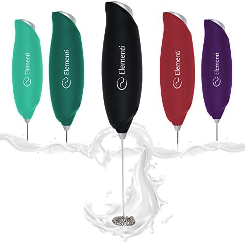  Hand Frother For Coffee, Matcha Whisk Electric Milk Frother, Coffee Frother Handheld Electric, Coffee Whisk Frother, Drink Mixer Handheld, Milk Frother Handheld Stirrer (Ultra Mint Green)