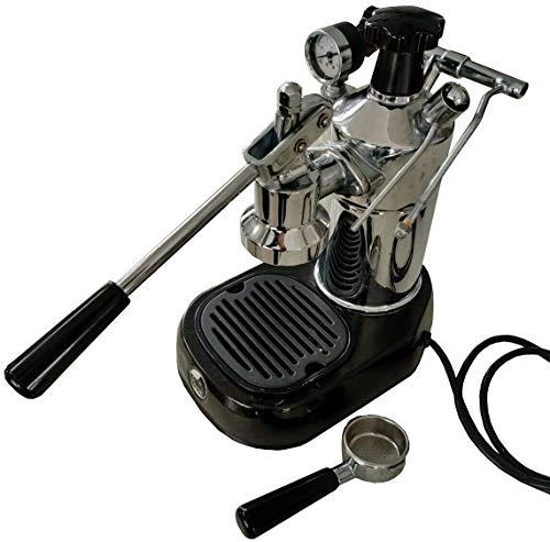  BB-16 Professional 16 Cup Espresso Lever Machine, 38-Ounce Boiler Capacity, Chrome With Black Base