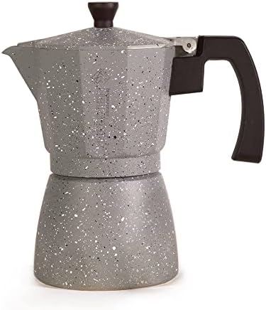  6 Cup Aluminum Espresso Maker, Mint - Great Tasting Traditional Espresso Coffee In Minutes