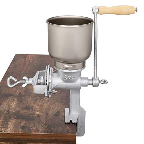  Gt5-kj Home Use Hand Cranking Operation Grain Grinder Silver