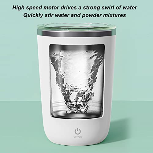  Automatic Stirring Mug, Stainless Steel Fast Cooling Quite Operation Electric Mixing Cup, Quickly Stirring 350Ml Self Stirring Coffee Mug, For Coffee, Milk